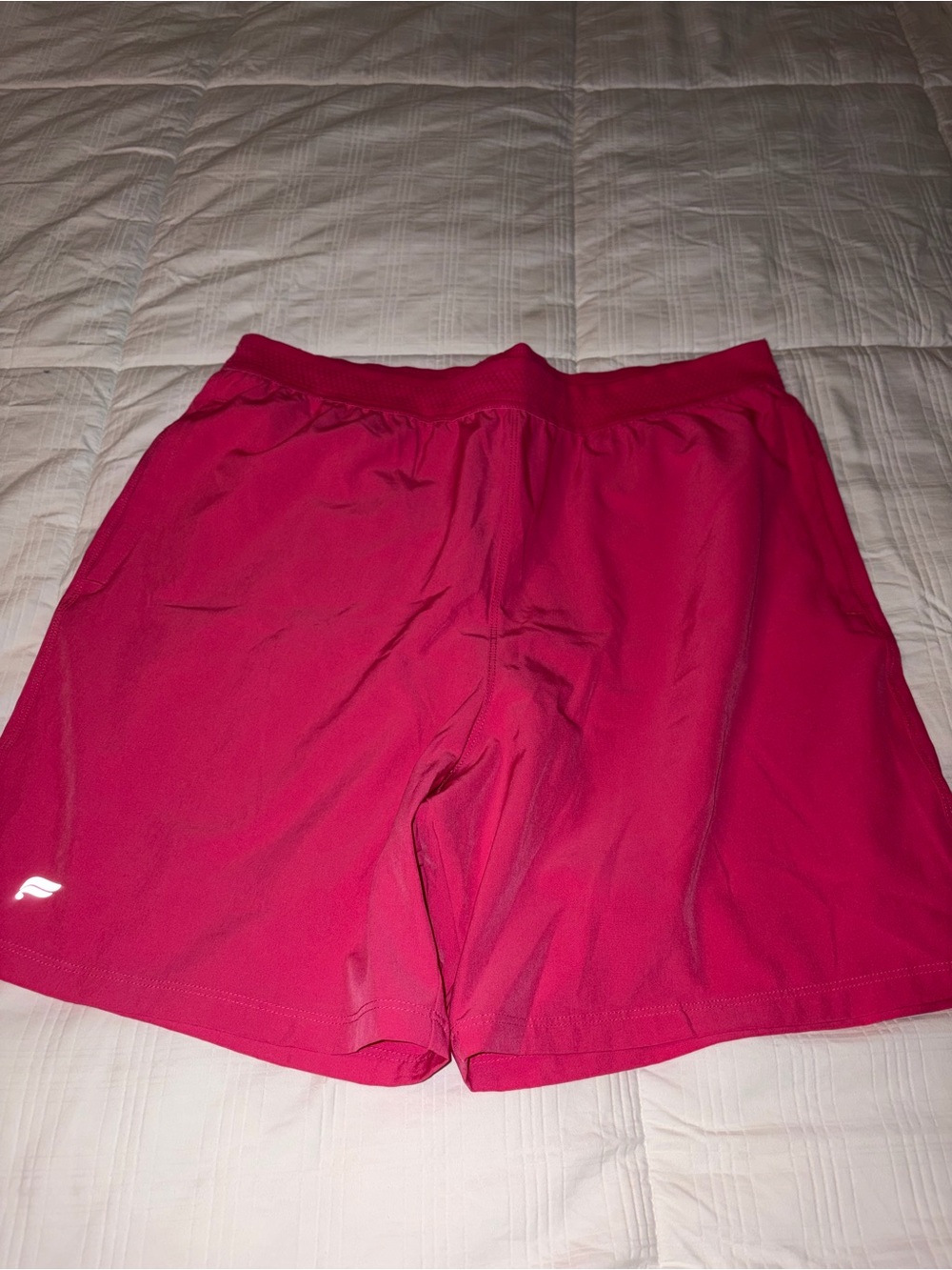 Fabletics Men's Athletic Shorts in Hot Pink